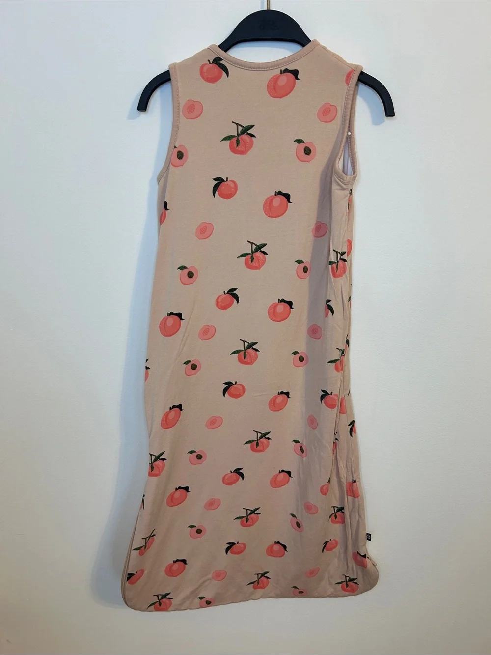 Kyte Baby Peach Print Sleep Sack - Blush Peach, Size M 0.5 tog